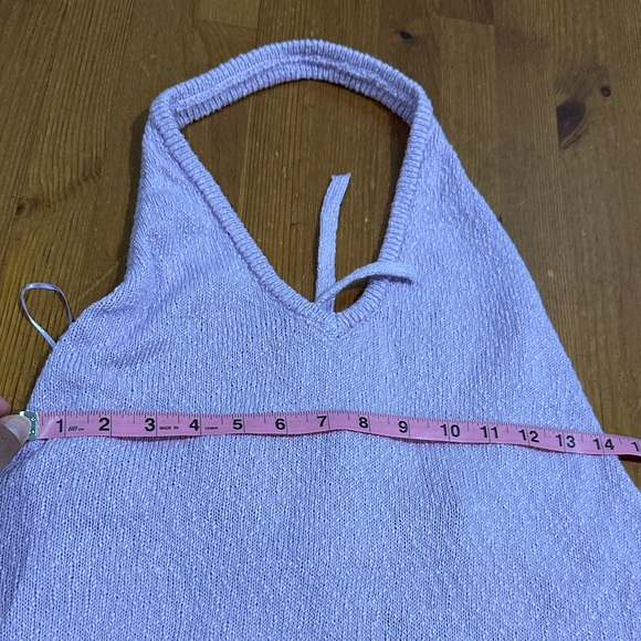 Free People Lavender V-Neck Knit Tank & Shorts Loungewear Set - Picture 8 of 11